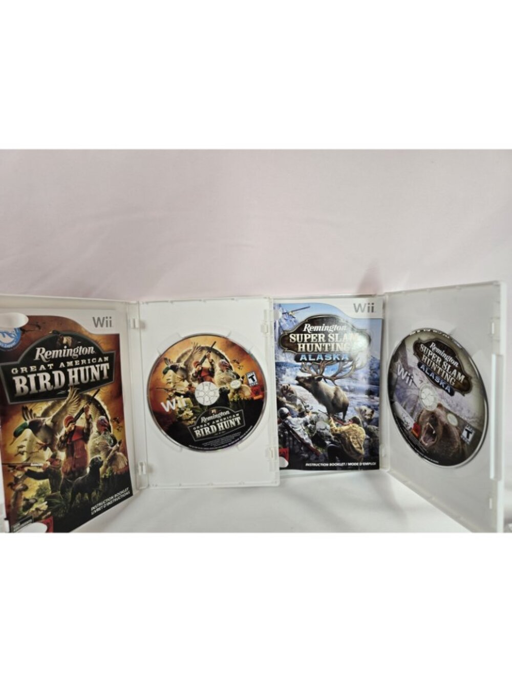 Nintendo Wii Real Shot Remington Accessory With 9 Hunting Games bundle Lot - Picture 14 of 16